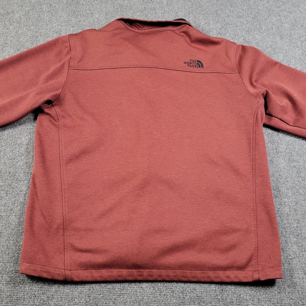 North Face Jacket Mens Large Full Zip Softshell Outdoor Layer Fleece‎ Lined - Picture 2 of 11